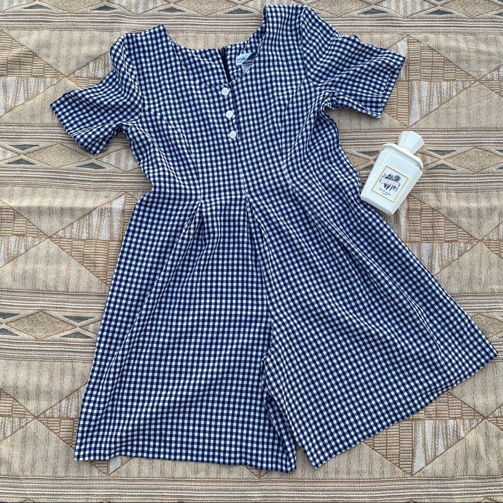Vintage wide leg romper